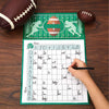 Zonon Square Game Sheet Posters Football Game Squares 100 Grids Score Record Posters Square Football Party Posters Sports Games Decorations for Football Match Party, 11 x 17 Inches (5 Pieces)