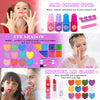 Kids Makeup Kit for Girl, 66 Pcs Washable Makeup Set for Little Girls, Real Cosmetic Set Pretend Play Makeup Toy Beauty Set Christmas & Birthday Gift Age 3 4 5 6 7 8 9+ Year Old Kids Toddler Toys
