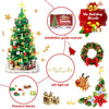 Advent Calendar 2023 Christmas Tree Building Toy Set with LED light, 1066 Pieces Christmas Countdown Calendar, 24 Days Building Block for Kids Adult Creative Gifts for Adults Teens Girls Ages 8+