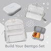 Bentgo® Kids Chill Lunch Box - Leak-Proof Bento Box with Removable Ice Pack & 4 Compartments for On-the-Go Meals - Microwave & Dishwasher Safe, Patented Design, 2-Year Warranty (Gray)