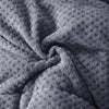 KASENTEX Luxury Plush Sherpa Comforter, Ultra Soft Cozy Reversible Fleece - Goose Down Alternative Fill, Machine Washable Bedding, Excalibur Grey, Twin/Twin XL Size