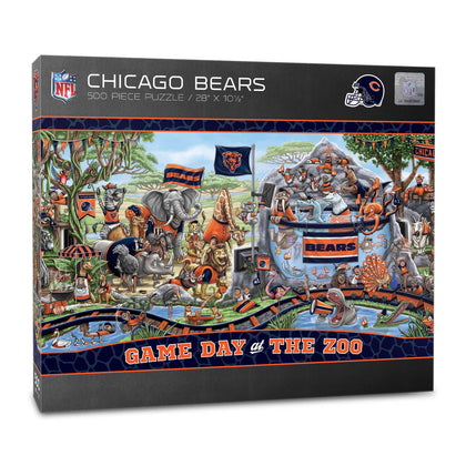 YouTheFan NFL Chicago Bears Game Day at The Zoo 500pc Puzzle