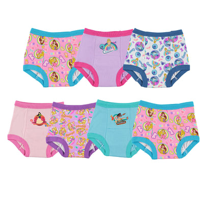 Disney Girls' Toddler Princess Potty Training Pants Multipack, PrinTraining7pk, 4T