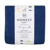 HonestBaby unisex baby Organic Cotton Changing Pad Cover and Toddler Sleepers, Navy, One Size US