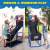 JOYIN Arcade Basketball Game Set with 4 Balls and Hoop for Kids 3 to 12 Years Old Indoor Outdoor Sport Play - Easy Set Up - Air Pump Included - Ideal for Competition