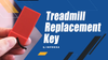 Impresa Replacement Treadmill Safety Key for Weslo, Proform/Pro-Form, Nordictrack, Lifestyler, Horizon, Healthrider, iFit and More Requiring Square, Non - Magnetic Key- Comparable to 119038 and 119039