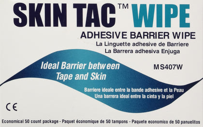 Skin-Tac Adhesive Barrier Wipes 50 count