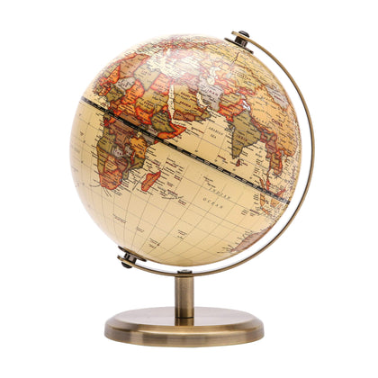 Exerz Antique Globe Dia 5.5-inch / 14cm - Mini Globe - Modern Map in Antique Color - English Map - Educational/Geographic