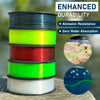 Reaction Tackle Monofilament Fishing Line- Strong and Abrasion-Resistant Nylon Mono Fishing Line, Freshwater and Saltwater Fishing Line Hi Vis Green 12/1400