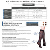 Truform Sheer Compression Stockings, 15-20 mmHg, Women's Knee High Length, Dot Pattern, Nude, Medium
