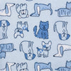 Gerber Boys Newborn Infant Baby Toddler Nursery 100% Cotton Flannel Receiving Swaddle Blanket, Dogs Blue, 5-Pack