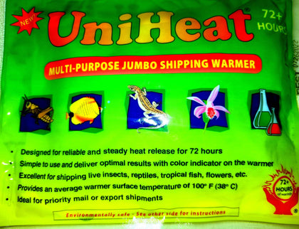 Uniheat 10 Pack 72 Hour Heat Pack - for Baby Chicks, Plants, Fish and Retiles