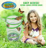 Nature Bound - Butterfly Growing Kit - with Discount Voucher to Redeem Caterpillars Later - for Home or School Use - Green Pop-Up Cage 13-Inches Tall - for Boys and Girls Ages 6+
