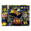 YouTheFan NCAA Michigan Wolverines Retro Series Puzzle - 500 Pieces, Team Colors, Large