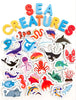 Curious Columbus - Fridge Magnets for Toddlers - Kids Magnets Sea Animals Toys for Kids with Foam Letters - Sea Creatures Pre K Magnets - Toddler Learning Magnets - Refrigerator Toddler Magnets