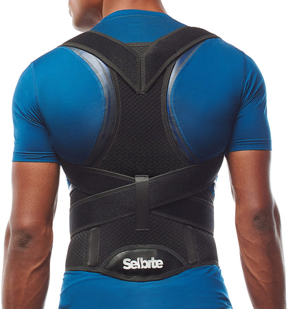 Back Brace Posture Corrector for Men and Women - Adjustable Posture Back Brace for Upper and Lower Back Pain Relief - Muscle Memory Support Straightener (Large)