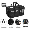 HITCH ScratchMe Pet Travel Carrier Soft Sided Portable Bag for Cats, Small Dogs, Kittens or Puppies, Collapsible, Durable, Airline Approved, Carry Your Pet with You Safely and Comfortably (L)
