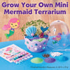 Creativity for Kids Mini Garden: Mermaid Terrarium Kit - Mermaid Gifts for Girls, Crafts for Kids and Mermaid Toys Ages 6-8+, Stocking Stuffers for Kids