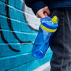 Pogo BPA-Free Tritan Plastic Water Bottle with Soft Straw Lid, 18 Oz, Teal