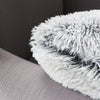 Uhomy 2 Packs Home Decorative Luxury Series Super Soft Faux Fur Throw Pillow Cover Cushion Case for Sofa or Bed Gray Ombre Fluffy Double Side, 18x18 Inch 45x45 Cm