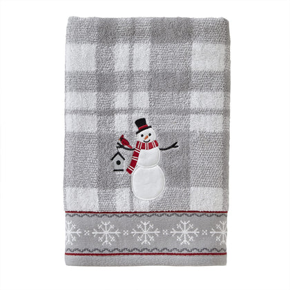 SKL Home by Saturday Knight Ltd. Whistler Snowman Bath Towel, Gray