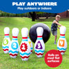 Giant Inflatable Bowling Set for Kids and Adults, Christmas Birthday Party Games, Kids Education Motor Skills Toys