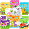 JAPBOR 24pcs Dinosaur Activity Coloring Books for Kids Party Favors, Mini Dino Art Color Pages Drawing Booklet Supplies, Birthday Painting Games Theme Doodle Small Coloring Book Bulk Goodie Bag Filler