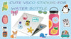 Bekayshad Stickers for Water Bottles, 200 Pack/PCS Hydroflask Cute Vinyl Vsco Aesthetic Waterproof Stickers Laptop Skateboard Computer Phone Stickers for Kids Teens Girls, Sticker Packs
