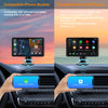 Wireless Apple Carplay Car Stereo, Portable 7 Inch Carplay Screen, Wireless Android Auto Screen, with Mirror Link/Voice Control/Bluetooth/FM/Navigation for All Vehicles