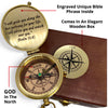 God's Path Compass - Religious Gifts for Men, Baptism Gift for Teenage Boys, Christian, Catholic, Communion, Confirmation, Graduation, Sentimental & Inspirational Present - Greeting Card Included