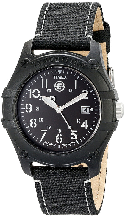 Timex Men's T49689 Expedition Camper Black Nylon Strap Watch