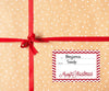 Jumbo Christmas Gift Tag Stickers 60 Count Modern Red, White, Silver, and Gold Xmas Designs - Looks Great on Gifts Presents, Wrapping Paper and Gift Bags.