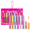 Expressions girl 7pc Fruity Flavored Lip Gloss Set - Lip Gloss in Assorted Fruity Flavors, Teen Girls Party Favors, Non Toxic Makeup for Kids & Teens