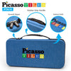 PicassoTiles PicassoToys Toy Carry Case Magnetic Tiles Construction Blocks Travel Bag EVA Storage Organizer Box Action Figure Character Accessory STEM STEAM Toys Portable Water Resistant Oxford Cloth