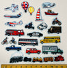 Story Time Felts Mini Cars Trucks Train Planes PRECUT Felt/Flannel Board Figures 26 Pcs Transportation car Truck (Mini)