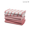 LANE LINEN Kitchen Towels Set - Pack of 4 100% Cotton Dish Towels for Drying Dishes, 18x 28, Kitchen Hand Towels, Absorbent Tea Towels, Premium Dish Towels for Kitchen, Quick Drying - Christmas Red