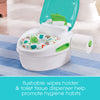 Summer Infant Step by Step Potty, Neutral  - 3-in-1 Potty Training Toilet - Features Contoured Seat, Flushable Wipes Holder and Toilet Tissue Dispenser