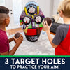 Franklin Sports Kids Football Target Toss Game - Inflatable Football Throwing Target Toy with Soft Mini Footballs - Fun Kids Football Toy Toss Game - Inflatable Indoor + Outdoor Sports Game 45 In.