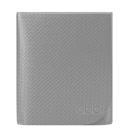 Ubbi Folding Changing Mat, Soft and Comfortable, Easy to Clean and Carry on the go, Yoga-Mat Feel, Gray