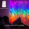 Something Unicorn - Rainbow LED String Curtain Lights with Remote for Teen Room, Girls Room, College Dorm, Nursery and Kids Room Décor (Premium Version)