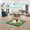 Choicons Dog Grass Pad with Tray Arificial Grass Patch for Dogs Potty Tray Fake Grass for Dogs to Pee On Turf with Tray for Litter Box Puppy Potty Training Collect Pet Pee Outdoor and Indoor Use