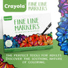 Crayola Fine Line Markers For Adults (40 Count), Fine Line Markers For Adult Coloring Books, Thin Markers, Gift for Teens [Amazon Exclusive]