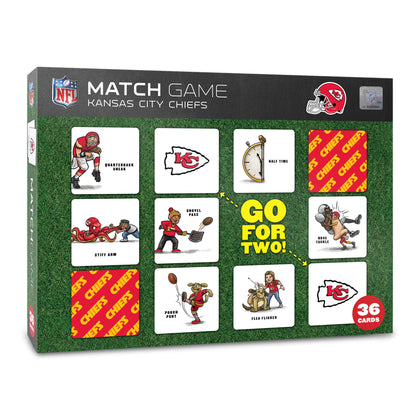 YouTheFan Memory Match YouTheFan NFL Memory Match Game, Team Colors, Medium US