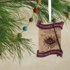 Hallmark Harry Potter Marauder's Map Resin Christmas Ornament