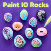 Creativity for Kids Glow in the Dark Rock Painting Kit: Crafts for Kids Ages 4-8+, Painting Rocks Arts and Crafts, Kids Gift