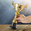 PREXTEX Trophy Cup Trophy Award - Awards and Trophies for Party Celebrations, Award Ceremonies, and Appreciation Gifts - Ideal for Competitions, Rewards, and Party Favors for Kids & Adults