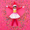 The Elf on the Shelf Claus Couture Ice Cream Party Dress For Your Scout Elf - Includes Ice Cream Cone inspired dress with bodice