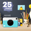 Kodak Printomatic Instant Camera (Blue) Gift Bundle + Zink Paper (20 Sheets) + Case + 7 Sticker Sets + Markers + Photo Album. , 2x3