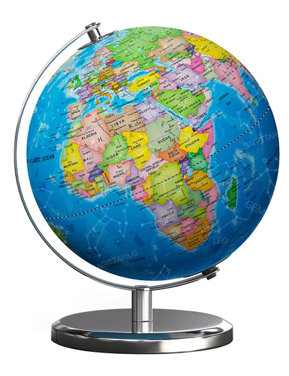 Waldauge Illuminated World Globe with Stand, 9