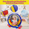 Kiddey Play Tunnel for Kids | Crawl Tunnels with See Through Sides | Outdoor & Indoor Multicolored Tent for Dogs, Toddlers, and Babies | Pop Up Baby Crawling Backyard Tunnel | Balls NOT Included